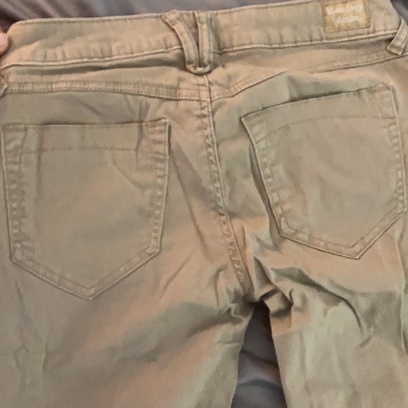 Khaki colored super slim jagging Bleuogy denim - Picture 3 of 8